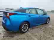 2021 Toyota Prius L Eco with VIN JTDKAMFU6M3145619, listed as a Copart auction lot 60266185 with 43,256 mi miles and Salvage title. Bid and sale history available at DreamBid. Image 3.