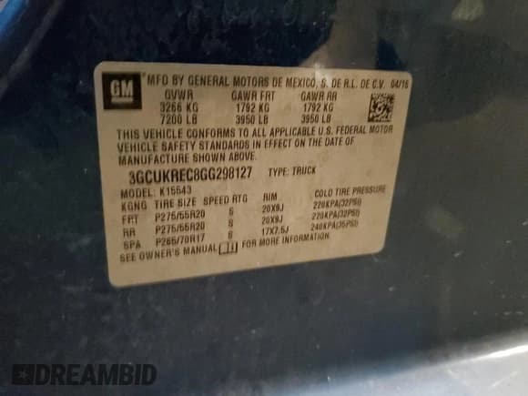 ✅ 2016 Chevrolet Silverado 1500 LT • VIN: 3GCUKREC8GG298127 • Лот: 90105235. Опубликован ранее на Copart с пробегом 141 999 миль. Бесплатный доступ к архиву аукционных продаж из США и подробный отчёт об истории автомобиля на DreamBid. Изображение 12.