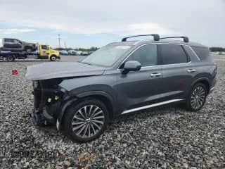 2024 Hyundai Palisade Calligraphy z VIN KM8R74GE5RU737806, wystawiony jako Copart lot #69840155 z przebiegiem 23 532 mil mil oraz Szkoda całkowita • Salvage title. Historia ofert i sprzedaży dostępna na DreamBid. Obrazek 1.