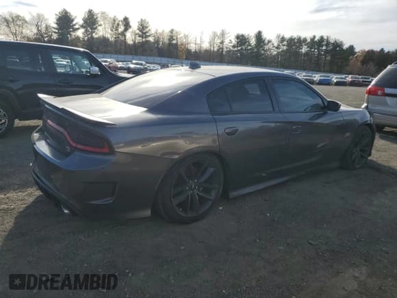 ✅ 2019 Dodge Charger Scat Pack • VIN: 2C3CDXGJ3KH756885 • Лот: 87224055. Опубликован ранее на Copart с пробегом 48 604 миль. Бесплатный доступ к архиву аукционных продаж из США и подробный отчёт об истории автомобиля на DreamBid. Изображение 3.