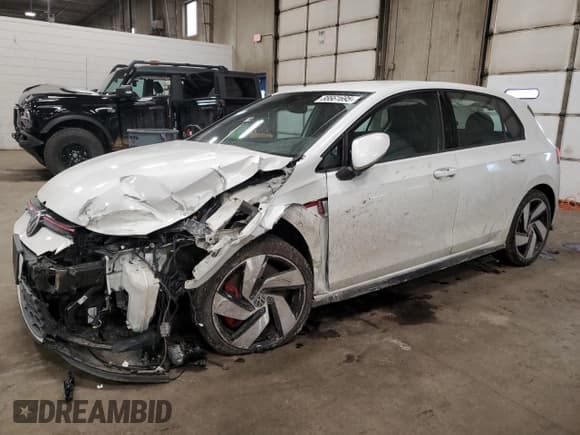 ✅ 2023 Volkswagen Golf GTI S • VIN: WVWHA7CD4PW117448 • Lot: 88661695. Listed on Copart with 16,125 mi. Free auction sales archive from the USA and detailed vehicle history report at DreamBid. Image 1.