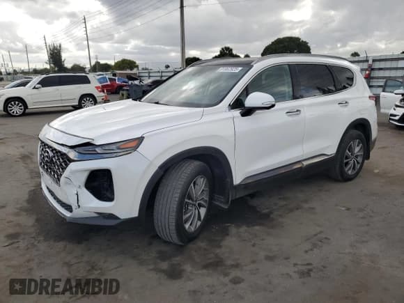 ✅ 2020 Hyundai Santa Fe Limited • VIN: 5NMS53AD6LH147005 • Lot: 91862925. Wystawiony na Copart z przebiegiem 75 429 mil. Bezpłatny archiwum sprzedaży aukcyjnych z USA i szczegółowy raport historii pojazdu na DreamBid. Zdjęcie 1.