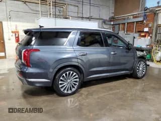 ✅ 2024 Hyundai Palisade Calligraphy • VIN: KM8R74GE9RU710141 • Лот: 87615965. Опубликован ранее на Copart с пробегом 26 211 миль. Бесплатный доступ к архиву аукционных продаж из США и подробный отчёт об истории автомобиля на DreamBid. Изображение 3.