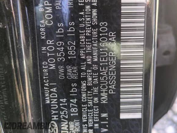 ✅ 2014 Hyundai Accent SE • VIN: KMHCU5AE1EU160103 • Лот: 80166474. Опубликован ранее на Copart с пробегом 120 899 миль. Бесплатный доступ к архиву аукционных продаж из США и подробный отчёт об истории автомобиля на DreamBid. Изображение 12.