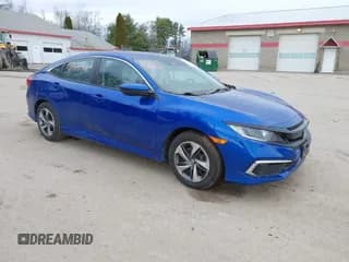 ✅ 2019 Honda Civic LX • VIN: 2HGFC2F66KH551641 • Lot: 43766010. Listed on IAAI with 57,345 mi. Free auction sales archive from the USA and detailed vehicle history report at DreamBid. Image 1.
