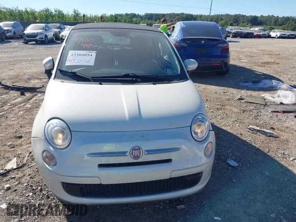 ✅ 2013 FIAT 500 Pop • VIN: 3C3CFFDR1DT515934 • Lot: 43304854. Listed on IAAI with 50,338 mi. Free auction sales archive from the USA and detailed vehicle history report at DreamBid. Image 12.