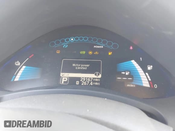 ✅ 2012 Nissan LEAF SL • VIN: JN1AZ0CP9CT025150 • Lot: 43463716. Listed on IAAI with 29,167 mi. Free auction sales archive from the USA and detailed vehicle history report at DreamBid. Image 7.