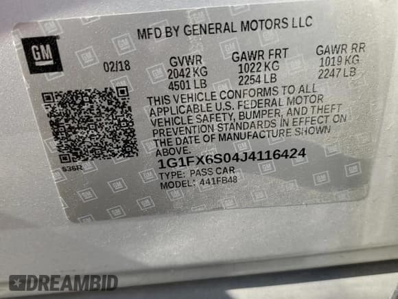 ✅ 2018 Chevrolet Bolt EV Premier • VIN: 1G1FX6S04J4116424 • Lot: 58981404. Wystawiony na Copart z przebiegiem 53 296 mil. Bezpłatny archiwum sprzedaży aukcyjnych z USA i szczegółowy raport historii pojazdu na DreamBid. Zdjęcie 13.