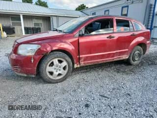2008 Dodge Caliber SE with VIN 1B3HB28B08D660172, listed as a Copart auction lot 81859115 with Not provided miles and Salvage title. Bid and sale history available at DreamBid. Image 1.