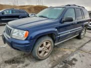 ✅ 2004 Jeep Grand Cherokee Overland • VIN: 1J8GW68JX4C430211 • Lot: 93853275. Listed on Copart with 204,492 mi. Free auction sales archive from the USA and detailed vehicle history report at DreamBid. Image 1.