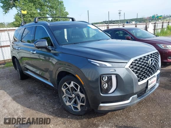 ✅ 2022 Hyundai Palisade Calligraphy • VIN: KM8R7DHE0NU336530 • Лот: 42517487. Опубликован ранее на IAAI с пробегом 25 445 миль. Бесплатный доступ к архиву аукционных продаж из США и подробный отчёт об истории автомобиля на DreamBid. Изображение 1.