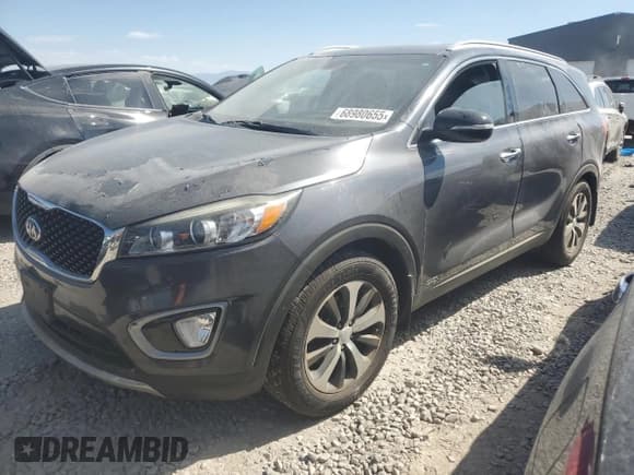 ✅ 2016 Kia Sorento EX • VIN: 5XYPHDA19GG023240 • Lot: 68980655. Listed on Copart with 67,595 mi. Free auction sales archive from the USA and detailed vehicle history report at DreamBid. Image 1.