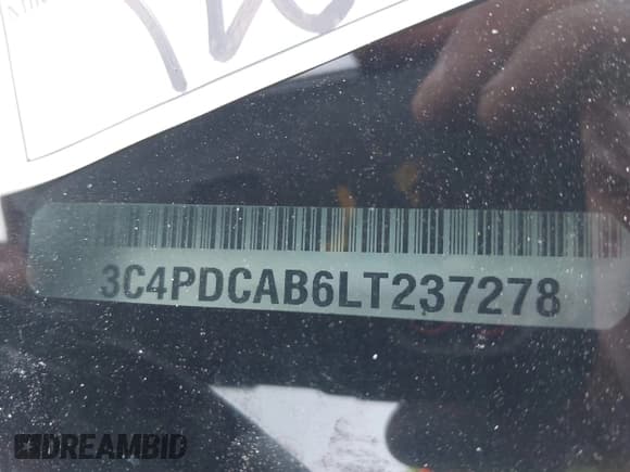 ✅ 2020 Dodge Journey SE Value • VIN: 3C4PDCAB6LT237278 • Лот: 43340954. Опубликован ранее на IAAI с пробегом 120 707 миль. Бесплатный доступ к архиву аукционных продаж из США и подробный отчёт об истории автомобиля на DreamBid. Изображение 9.