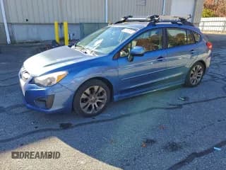 ✅ 2014 Subaru Impreza Special Sports Premium • VIN: JF1GPAL64E9339286 • Lot: 93888705. Listed on Copart with 110,956 mi. Free auction sales archive from the USA and detailed vehicle history report at DreamBid. Image 1.