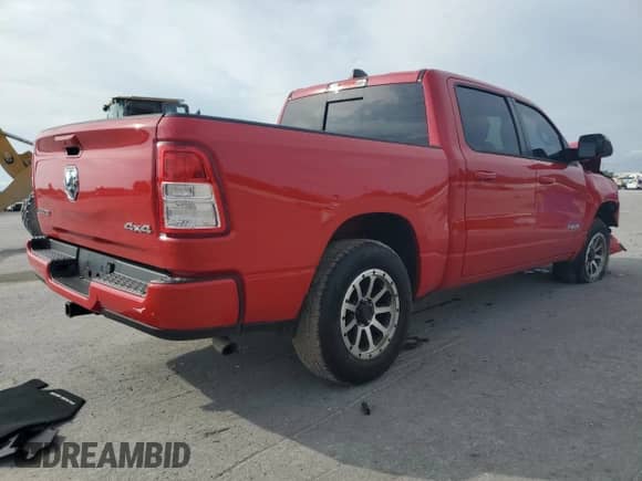 2019 Ram 1500 Big Horn с VIN 1C6RRFFG8KN824958, выставлен на аукционе Copart как лот 82164025 с пробегом 63 427 миль миль и Списание • Salvage title. История ставок и продаж доступна на DreamBid. Изображение 3.