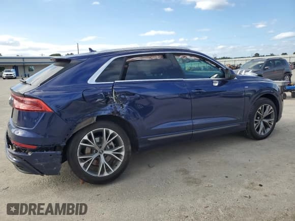 ✅ 2021 Audi Q8 Premium Plus • VIN: WA1EVAF10MD035966 • Lot: 84903825. Listed on Copart with 66,330 mi. Free auction sales archive from the USA and detailed vehicle history report at DreamBid. Image 3.