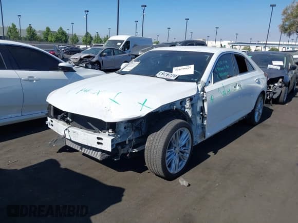 ✅ 2021 Cadillac CT4 Premium Luxury • VIN: 1G6DB5RK1M0146624 • Lot: 42870955. Listed on IAAI with 34,295 mi. Free auction sales archive from the USA and detailed vehicle history report at DreamBid. Image 6.