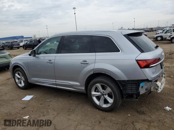 ✅ 2022 Audi Q7 Premium • VIN: WA1AJBF77ND012075 • Lot: 54492975. Wystawiony na Copart z przebiegiem 39 050 mil. Bezpłatny archiwum sprzedaży aukcyjnych z USA i szczegółowy raport historii pojazdu na DreamBid. Zdjęcie 2.