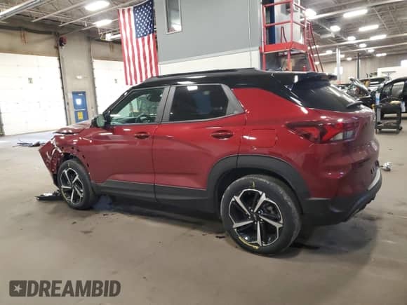 2023 Chevrolet TrailBlazer RS с VIN KL79MUSL4PB051300, выставлен на аукционе Copart как лот 90470125 с пробегом 49 741 миль миль и Списание • Salvage title. История ставок и продаж доступна на DreamBid. Изображение 2.