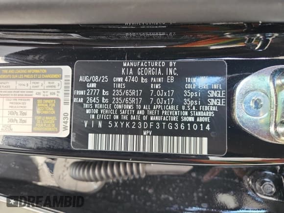 ✅ 2026 Kia Sportage LX • VIN: 5XYK23DF3TG361014 • Lot: 87122735. Wystawiony na Copart z przebiegiem 4 765 mil. Bezpłatny archiwum sprzedaży aukcyjnych z USA i szczegółowy raport historii pojazdu na DreamBid. Zdjęcie 13.