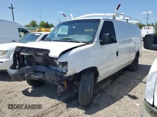 ✅ 2013 Ford Econoline Cargo Commercial • VIN: 1FTNE1EW2DDA49421 • Lot: 52393795. Listed on Copart with 207,703 mi. Free auction sales archive from the USA and detailed vehicle history report at DreamBid. Image 1.