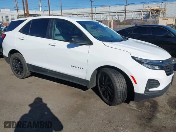✅ 2023 Chevrolet Equinox LS • VIN: 3GNAXHEG0PL242070 • Lot: 43473056. Listed on IAAI with 16,418 mi. Free auction sales archive from the USA and detailed vehicle history report at DreamBid. Image 1.