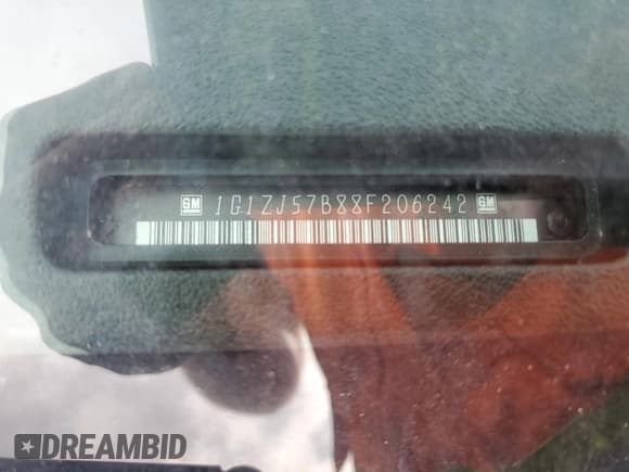 ✅ 2008 Chevrolet Malibu 2LT • VIN: 1G1ZJ57B88F206242 • Lot: 70104995. Listed on Copart with Not provided. Free auction sales archive from the USA and detailed vehicle history report at DreamBid. Image 13.