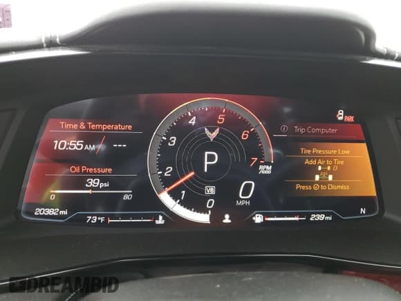 ✅ 2023 Chevrolet Corvette 1LT • VIN: 1G1YA2D46P5136681 • Lot: 51931685. Listed on Copart with 20,382 mi. Free auction sales archive from the USA and detailed vehicle history report at DreamBid. Image 9.