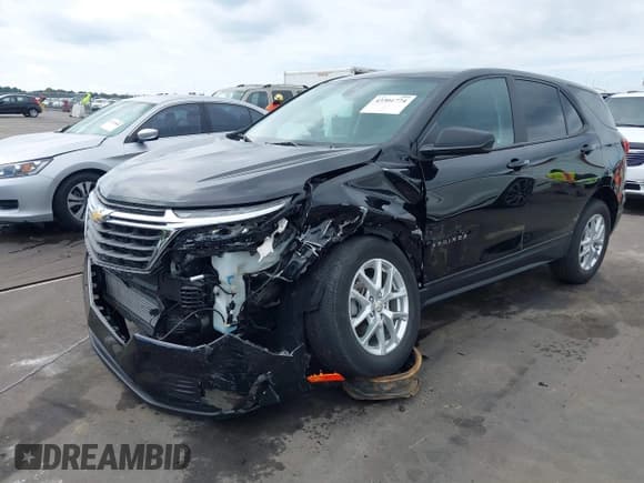 ✅ 2023 Chevrolet Equinox LS • VIN: 3GNAXSEGXPL144273 • Lot: 43301774. Listed on IAAI with 33,211 mi. Free auction sales archive from the USA and detailed vehicle history report at DreamBid. Image 2.
