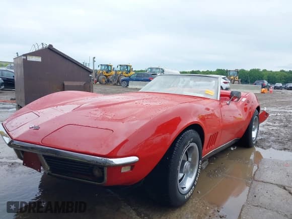 ✅ 1968 Chevrolet Corvette • VIN: 0000194678S415077 • Lot: 42422867. Listed on IAAI with 53,199 mi. Free auction sales archive from the USA and detailed vehicle history report at DreamBid. Image 2.