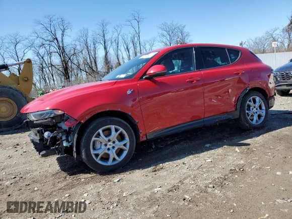 2024 Dodge Hornet R/T с VIN ZACPDFCW7R3A33923, выставлен на аукционе Copart как лот 49929665 с пробегом 39 078 миль миль и На запчасти • Non repairable. История ставок и продаж доступна на DreamBid. Изображение 1.