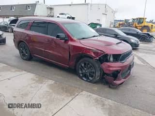 2021 Dodge Durango R/T with VIN 1C4SDJCT1MC837272, listed as a IAAI auction lot 42331774 with 33,038 mi miles and . Bid and sale history available at DreamBid. Image 1.