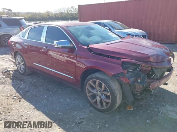 ✅ 2017 Chevrolet Impala Premier • VIN: 1G1145S35HU177217 • Lot: 43556455. Listed on IAAI with 139,553 mi. Free auction sales archive from the USA and detailed vehicle history report at DreamBid. Image 1.