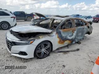 2022 Honda Accord Touring z VIN 1HGCV3F98NA024930, wystawiony jako Copart lot #65644815 z przebiegiem Nie podano mil oraz Nie do naprawy • Non repairable. Historia ofert i sprzedaży dostępna na DreamBid. Obrazek 1.