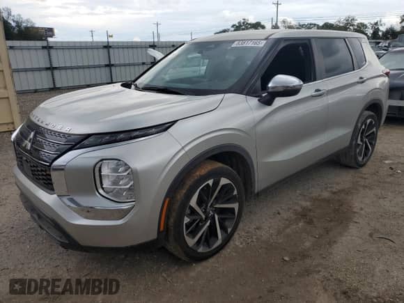 2022 Mitsubishi Outlander ES с VIN JA4J3TA82NZ063597, выставлен на аукционе Copart как лот 83817165 с пробегом 87 539 миль миль и Списание • Salvage title. История ставок и продаж доступна на DreamBid. Изображение 1.