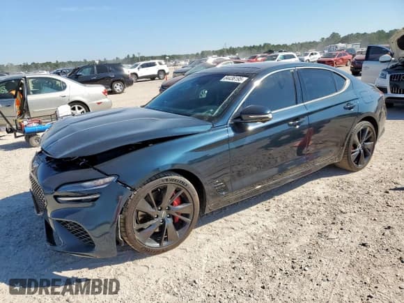 ✅ 2023 Genesis G70 3.3T • VIN: KMTG54TE6PU123918 • Lot: 84436195. Wystawiony na Copart z przebiegiem 20 682 mil. Bezpłatny archiwum sprzedaży aukcyjnych z USA i szczegółowy raport historii pojazdu na DreamBid. Zdjęcie 1.