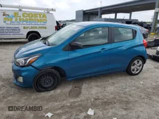 2020 Chevrolet Spark LS with VIN KL8CB6SA0LC422829, listed as a Copart auction lot 72081175 with 107,143 mi miles and Salvage title. Bid and sale history available at DreamBid. Image 1.