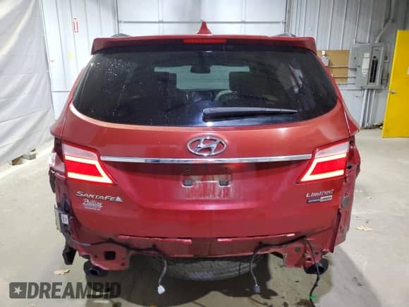 2015 Hyundai Santa Fe Limited with VIN KM8SRDHF4FU102705, listed as a Copart auction lot 91084875 with 183,317 mi miles and Salvage title. Bid and sale history available at DreamBid. Image 6.