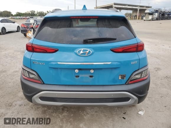 ✅ 2022 Hyundai Kona Limited • VIN: KM8K53A34NU775062 • Лот: 76203924. Опубликован ранее на Copart с пробегом 15 396 миль. Бесплатный доступ к архиву аукционных продаж из США и подробный отчёт об истории автомобиля на DreamBid. Изображение 6.