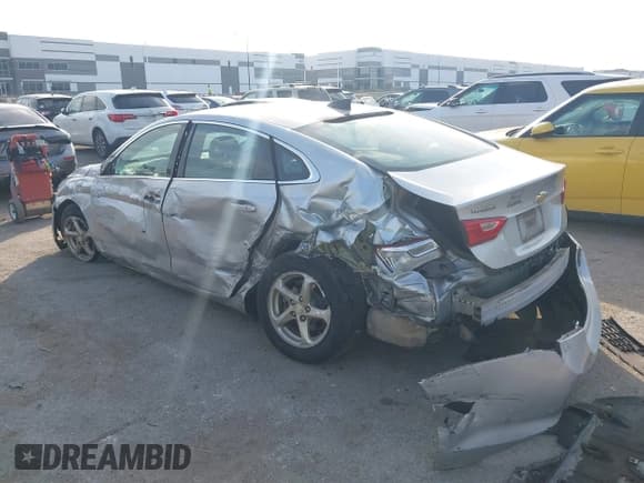 ✅ 2016 Chevrolet Malibu LS • VIN: 1G1ZB5ST4GF336613 • Lot: 43687859. Listed on IAAI with Not provided. Free auction sales archive from the USA and detailed vehicle history report at DreamBid. Image 3.