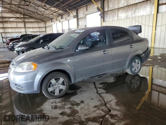 ✅ 2007 Chevrolet Aveo LS • VIN: KL1TD56647B111103 • Lot: 44649585. Wystawiony na Copart z przebiegiem 97 900 mil. Bezpłatny archiwum sprzedaży aukcyjnych z USA i szczegółowy raport historii pojazdu na DreamBid. Zdjęcie 1.