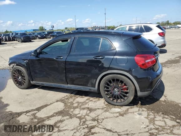 ✅ 2015 Mercedes-Benz GLA 45 AMG • VIN: WDDTG5CBXFJ054384 • Лот: 71795445. Опубликован ранее на Copart с пробегом 108 729 миль. Бесплатный доступ к архиву аукционных продаж из США и подробный отчёт об истории автомобиля на DreamBid. Изображение 2.