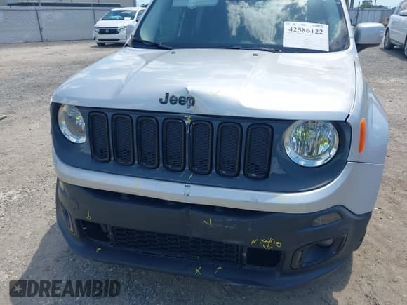 ✅ 2017 Jeep Renegade Latitude • VIN: ZACCJABB6HPG23465 • Lot: 42586122. Listed on IAAI with 72,465 mi. Free auction sales archive from the USA and detailed vehicle history report at DreamBid. Image 6.