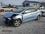 ✅ 2013 Hyundai Elantra GLS • VIN: KMHDH4AE6DU519043 • Лот: 91045455. Опубликован ранее на Copart с пробегом 186 542 миль. Бесплатный доступ к архиву аукционных продаж из США и подробный отчёт об истории автомобиля на DreamBid. Изображение 1.
