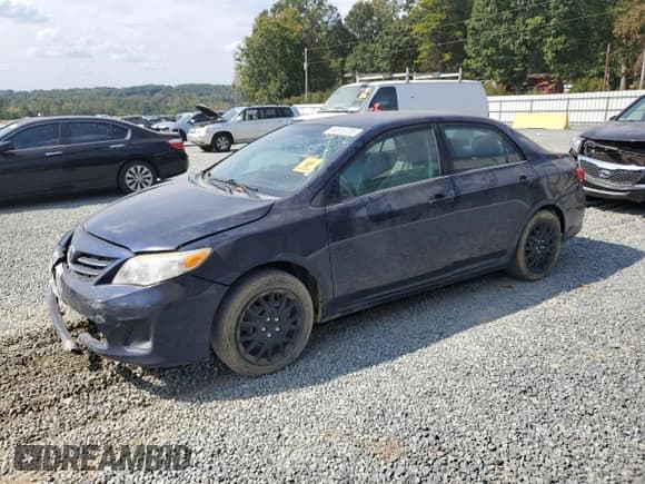 ✅ 2013 Toyota Corolla L • VIN: 2T1BU4EE1DC052208 • Lot: 83816735. Listed on Copart with 179,509 mi. Free auction sales archive from the USA and detailed vehicle history report at DreamBid. Image 1.