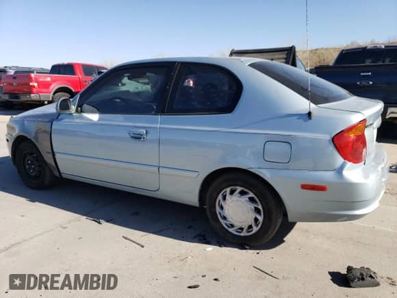 2005 Hyundai Accent GLS z VIN KMHCG35C55U337255, wystawiony jako Copart lot #43761985 z przebiegiem 192 585 mil mil oraz Szkoda całkowita • Salvage title. Historia ofert i sprzedaży dostępna na DreamBid. Obrazek 2.