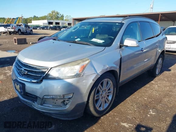 ✅ 2013 Chevrolet Traverse LT • VIN: 1GNKRGKD9DJ228707 • Lot: 43398452. Wystawiony na IAAI z przebiegiem 150 265 mil. Bezpłatny archiwum sprzedaży aukcyjnych z USA i szczegółowy raport historii pojazdu na DreamBid. Zdjęcie 2.