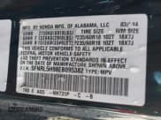 ✅ 2014 Honda Odyssey Touring • VIN: 5FNRL5H98EB095382 • Lot: 42105557. Listed on IAAI with 139,524 mi. Free auction sales archive from the USA and detailed vehicle history report at DreamBid. Image 9.