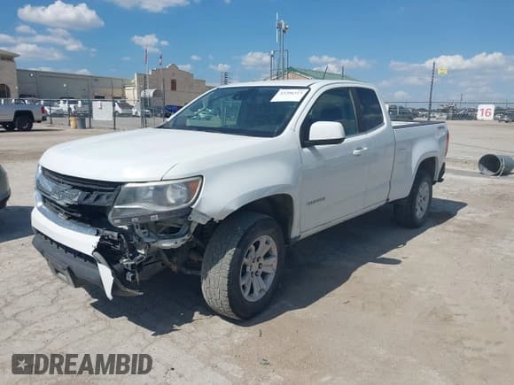 ✅ 2020 Chevrolet Colorado 4WD LT • VIN: 1GCHTCEA6L1163215 • Lot: 43206313. Listed on IAAI with 144,189 mi. Free auction sales archive from the USA and detailed vehicle history report at DreamBid. Image 2.