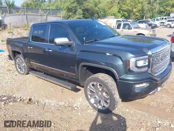 ✅ 2017 GMC Sierra 1500 Denali • VIN: 3GTU2PEJXHG504536 • Lot: 43157897. Listed on IAAI with 112,602 mi. Free auction sales archive from the USA and detailed vehicle history report at DreamBid. Image 1.